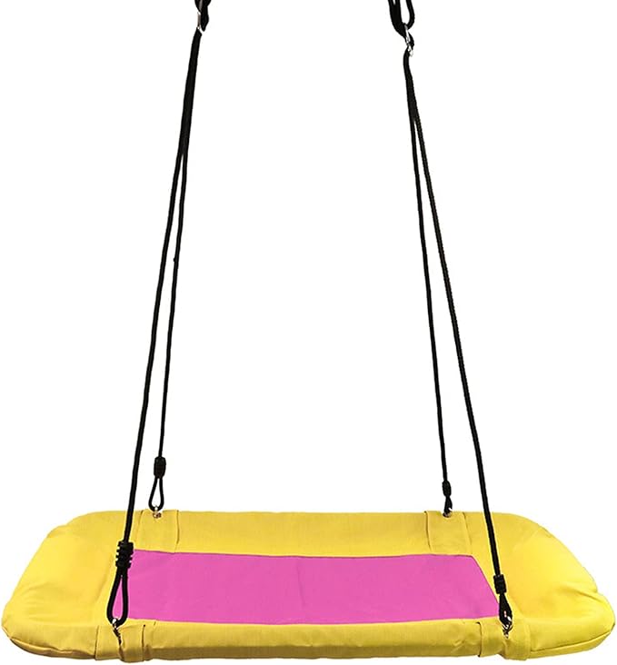 Ulkoilma -alusta Swing Seat Square Swing -tuoli takapihan puutarha -roikkuu tuoli Helppo 300 kg: n painokyky